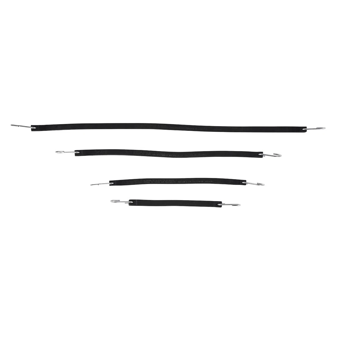 06360 – HAMPTON PROD Bungee Cord, EPDM (Ethylene Propylene Diene Monomer) Rubber Four 14 Inch/ Two 19 Inch/ Two 24 In...